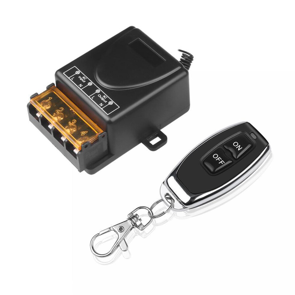 Remote Home Controller 110v 240v 30a Relay Wireless Rf Smart Remote Control Switch Transmitter+ Receiver 433mhz