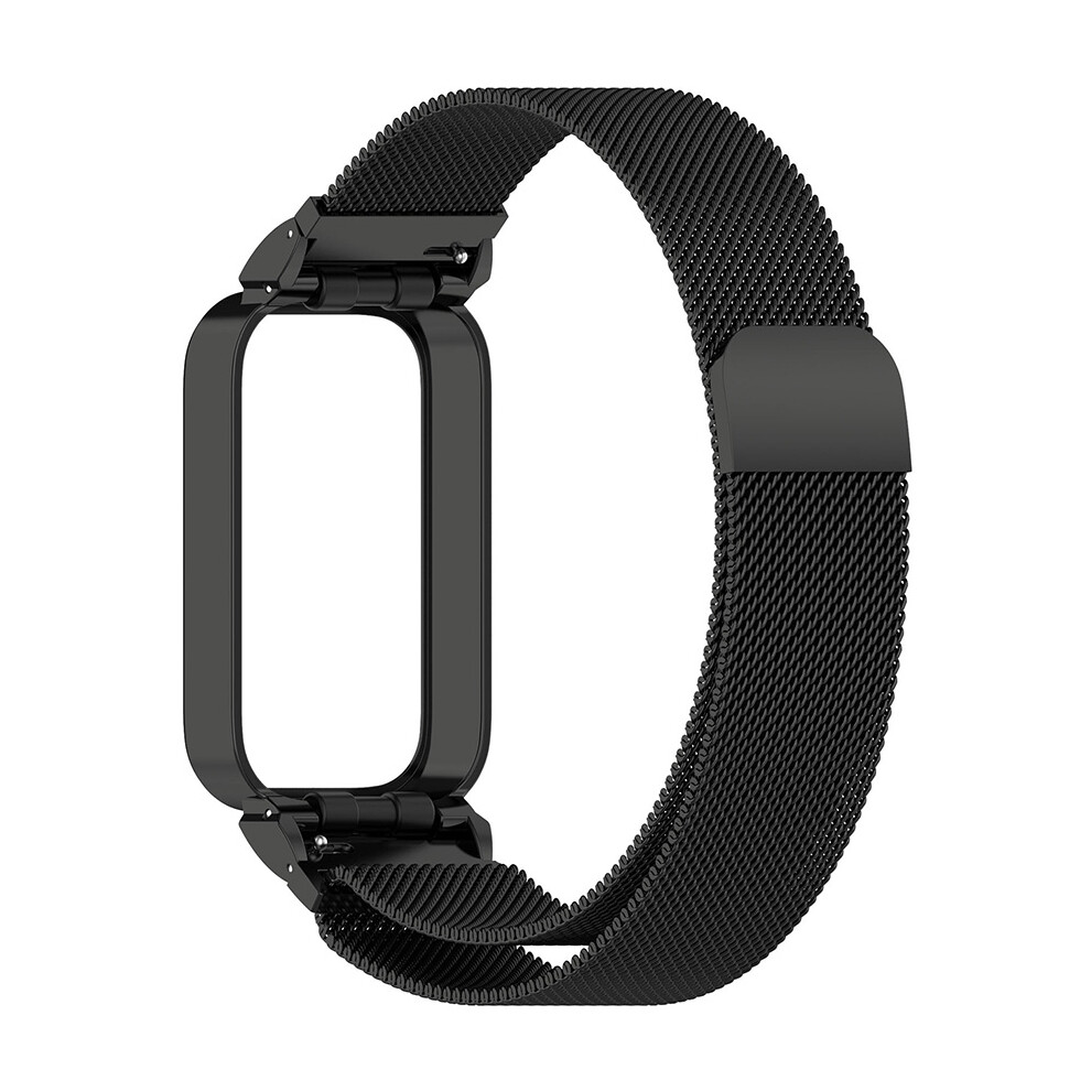 (Black) Watch Strap Milanese Watch Strap For Xiaomi Band9 Active/Redmi Band 3 Watch Band Black,Not,Specified 606096963207