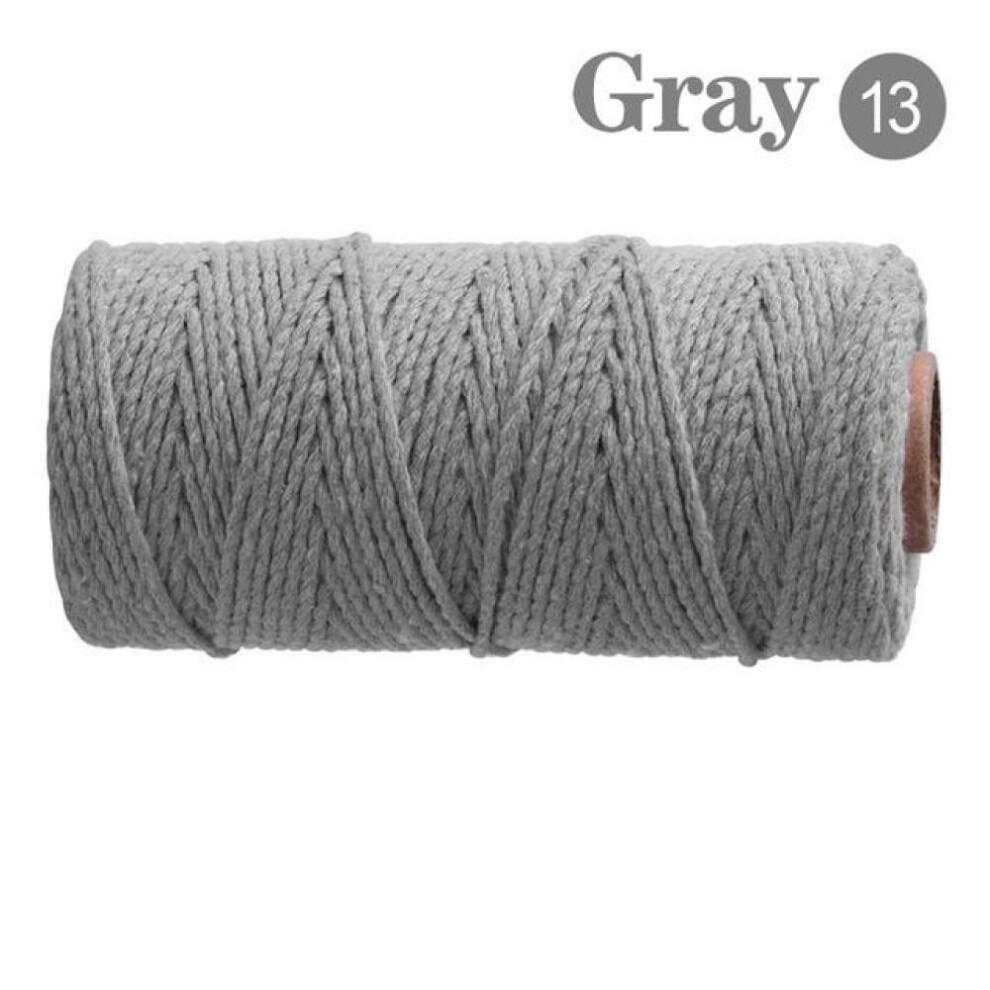 (13) 2mm 100m Macrame Cord Rope Cotton Twine Thread String Crafts Diy Sewing Handmade Wall Hangings Bohemia Wedding Party Home Decor