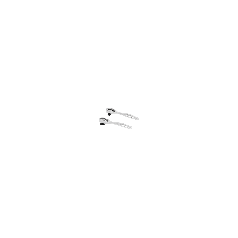 Sealey Micro Ratchet Wrench & Bit Driver Set 2 Piece - Silver