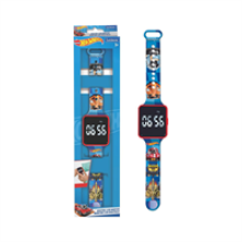 Lexibook Hot Wheels LED Digital Kids Watch - Multicolour