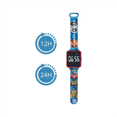 Lexibook Hot Wheels LED Digital Kids Watch - Multicolour 1