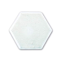 Hama Beads Hexagonal Pegboard Large - White