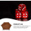 Hexagon Dice Tray Pu Leather Dice Plate Dice Tray Dice Board Foldable Bdliv 2