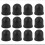 50pcs Skateboard Pivot Covers Fish Board Road Board Dance Board,black 4