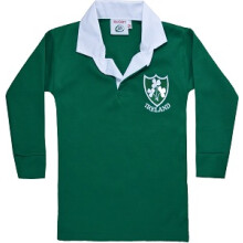 (32) Kids Ireland Rugby Full Sleeve Jersey