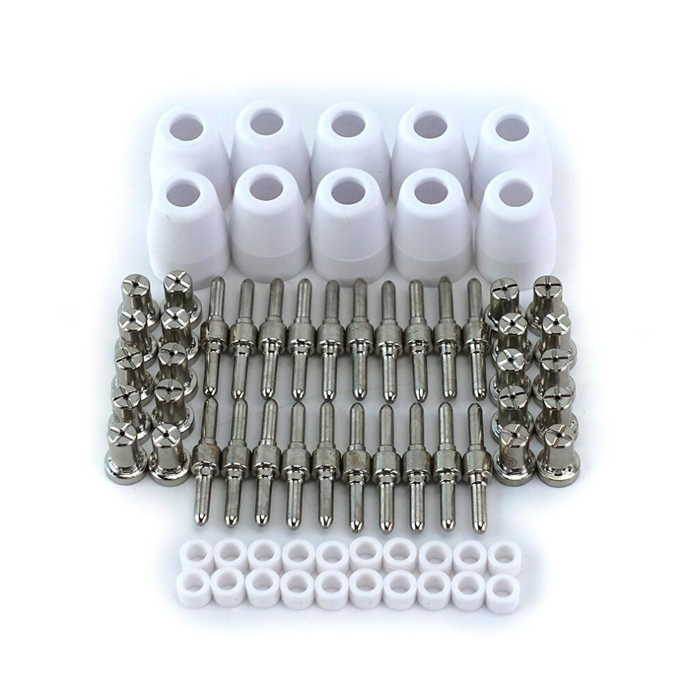 (Standard Version) Plasma Cutting Torch Consumable 70pcs Pt31 Plasma Torch Tip Electrode Nozzle