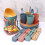 (Blue) Unbreakable Dinnerware Sets Camping Plates And Bowls Set Plastic Picnic Dinner Sets 2