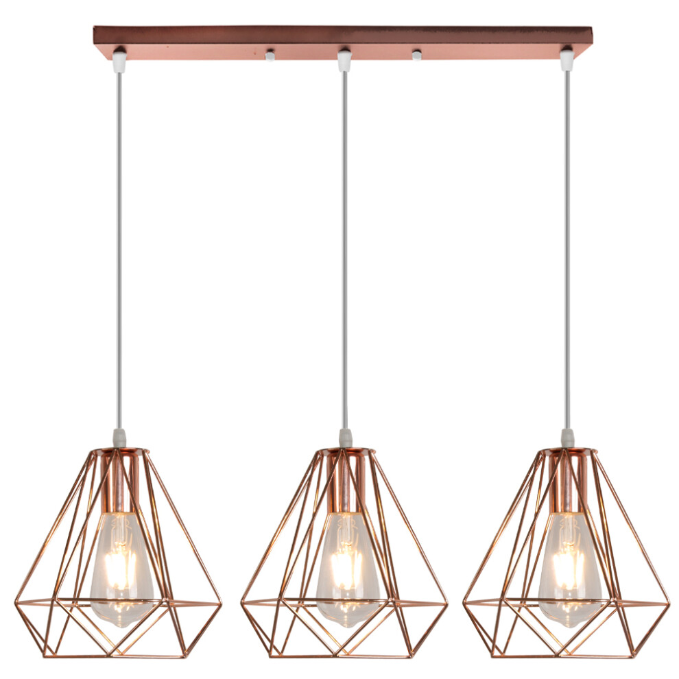 3-Lights Modern Ceiling Lamp Geometric Pendant Lights for Hallway Bar-image-OPC-PFS657S-NEW