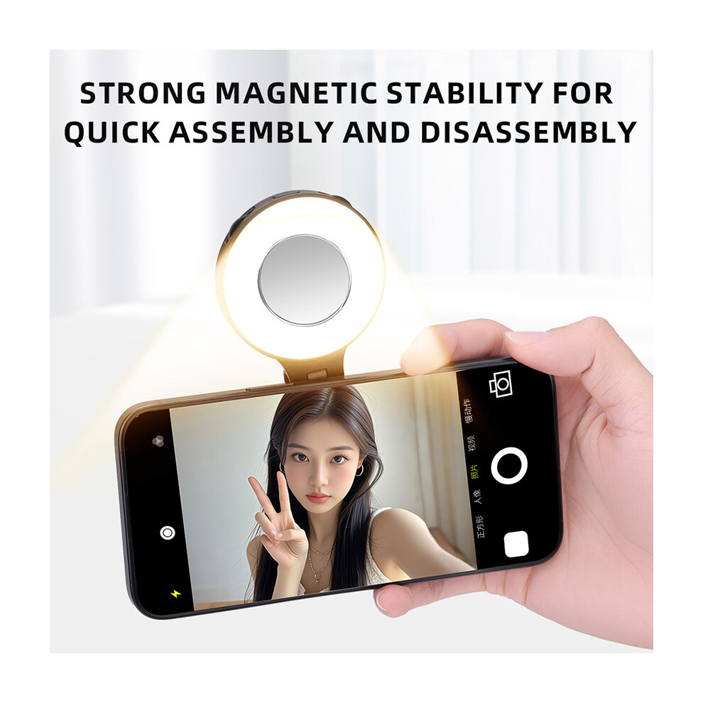 () Magnetic Fill Complementary Photography Lighting Artifact Portable Selfie Photography Pocket Black/Light 606096963474
