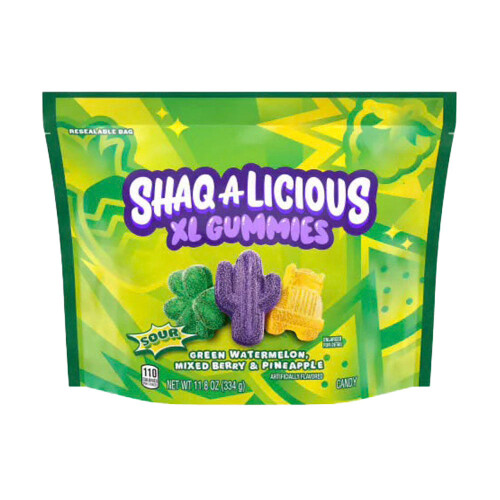 SHAQ-A-LICIOUS XL Gummies Sours Share Size (334g)