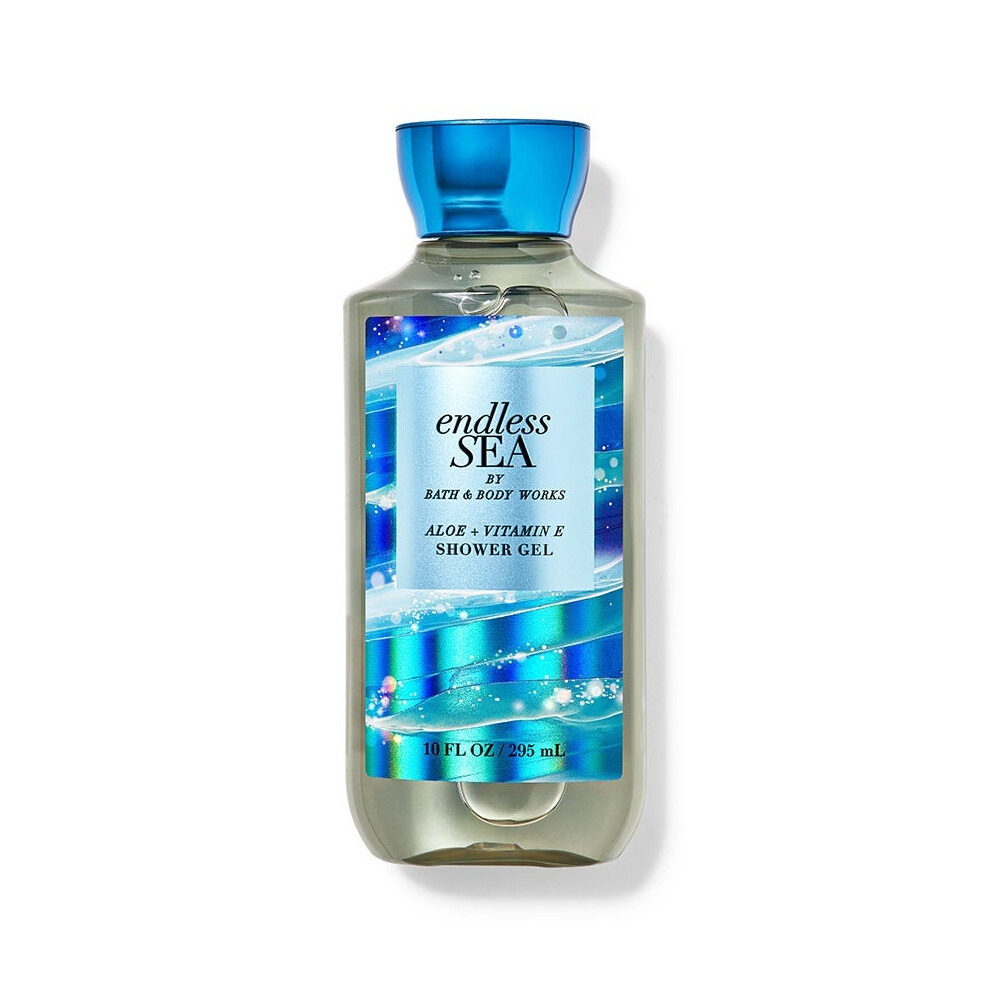Bath & Body Works Endless SEA Aloe + Vitamin E Shower Gel 295ml | Hydrating Body Wash for Soft Skin | Refreshing, Moisturizing Formula