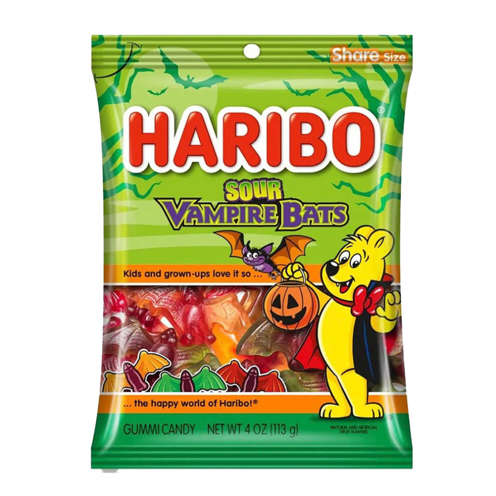 Haribo Sour Vampire Bats (113g)