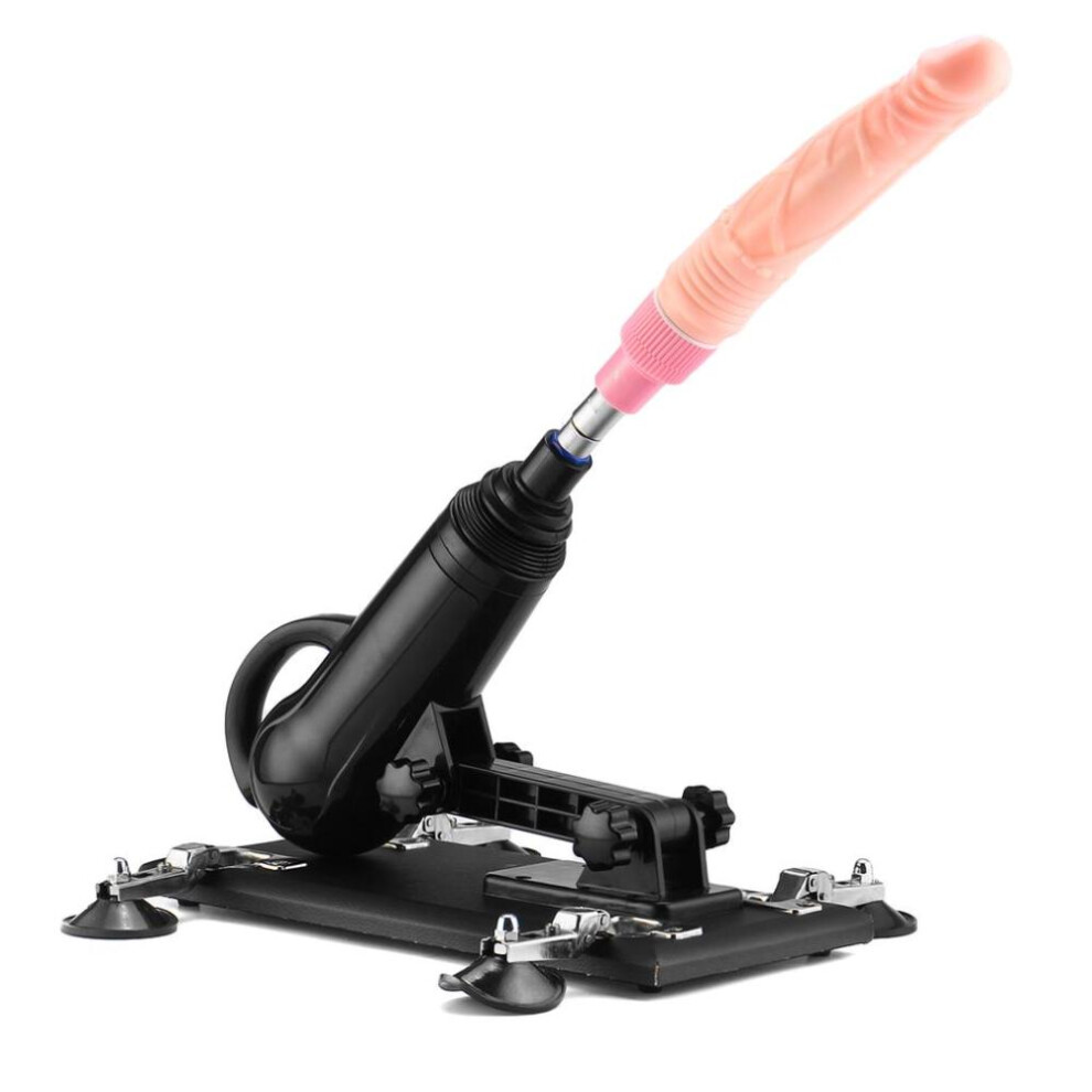 (as the picture) Gun Machine Automatic Retractable Simulation Dildo Female Masturbation Vibrator