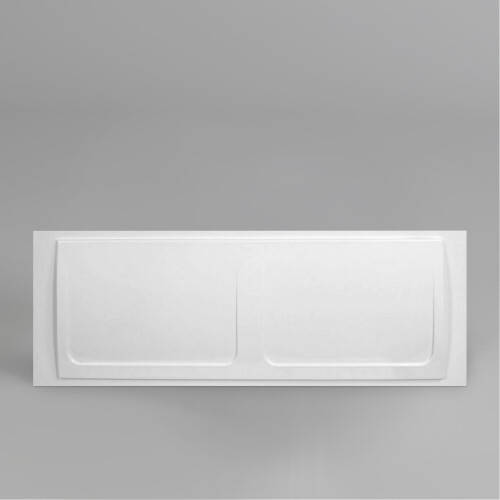NES Home Nes Home Bathroom Gloss White Acrylic Front 1700mm & End 700mm Bath Panel Set 1