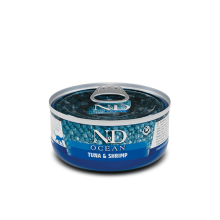 Farmina | N&D Ocean | 70 g-os konzerv - Felnőtt | Tonhal és garnéla 70 g
