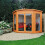 Shire Barclay 7x7 Corner Summerhouse 12mm Interlock Cladding 9
