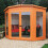 Shire Barclay 7x7 Corner Summerhouse 12mm Interlock Cladding 1