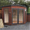 Shire Barclay 8x8 Corner Summerhouse 12mm Interlock Cladding 1