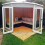Shire Barclay 8x8 Corner Summerhouse 12mm Interlock Cladding 8