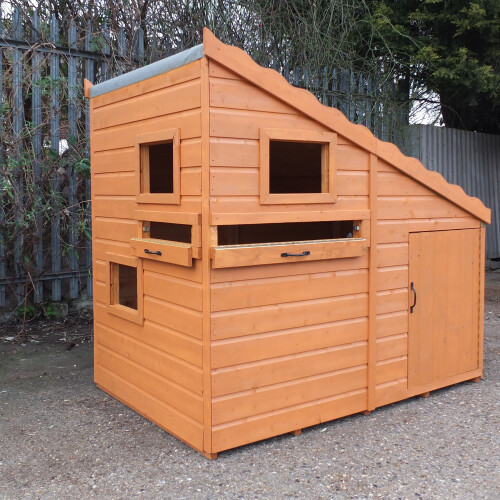 Shire Command Post 6x4 Childrens Playhouse with 12mm Shiplap cladding