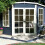 Shire Hampton 7x7 Corner Summerhouse 12mm Interlock Cladding 5