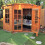 Shire Hampton 8x8 Corner Summerhouse 12mm Interlock Cladding 1