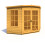 Shire Hampton 8x8 Corner Summerhouse 12mm Interlock Cladding 7