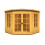 Shire Hampton 8x8 Corner Summerhouse 12mm Interlock Cladding 9