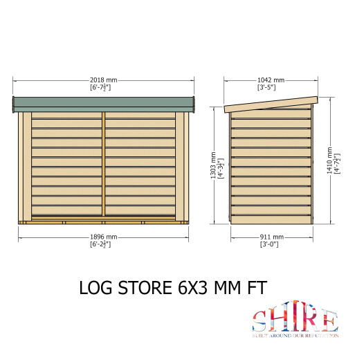 Shire Large Heavy Duty Log Store 1900x940 2