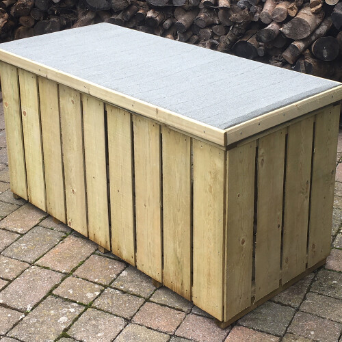 Shire Log Box Sawn Pressure Treated 1270Wx560D 1