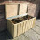 Shire Log Box Sawn Pressure Treated 1270Wx560D 4