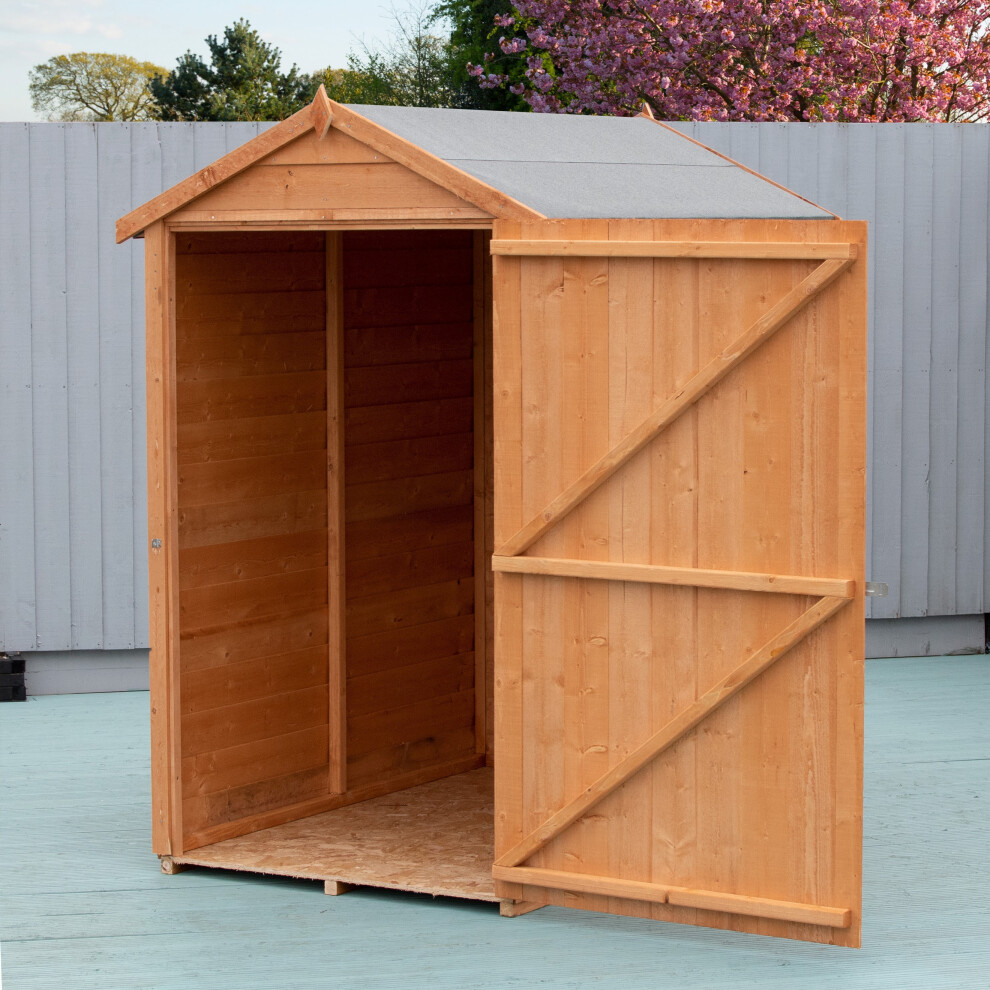 Shire Overlap 3X5 Economy Storage Shed - Outdoor Wooden Garden Shed
