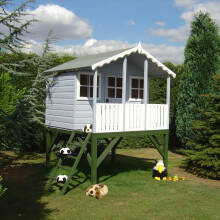 Shire Stork on platform 6x4 Childrens Playhouse with 12mm Shiplap cladding