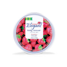 Elegant Strawberry Body Butter, Dry Skin, Vegan and Cruelty Free Deeply hydrates and nourishes dry skin225ML