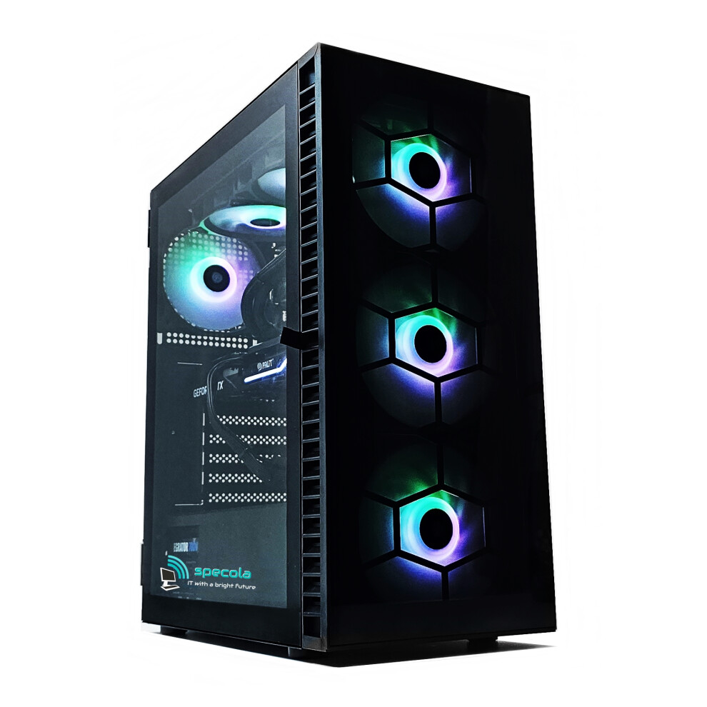 Six Core i5 12400F Gaming PC - 16GB DDR5/500GB SSD/3TB HDD/RTX 4060 8GB/WIN 11