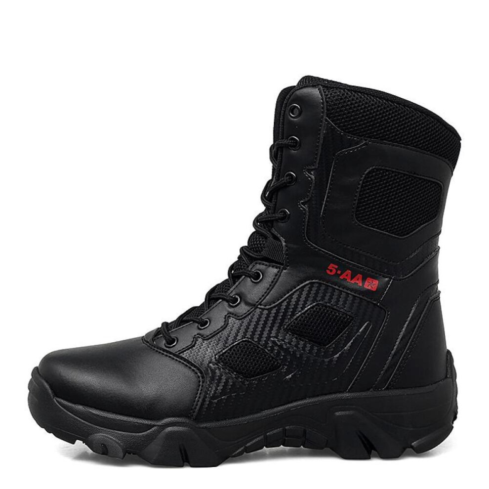 (black, 47) 2021 Men&apos;s Warm Non-slip Outdoor Winter Boots Casual Shoes 39-47