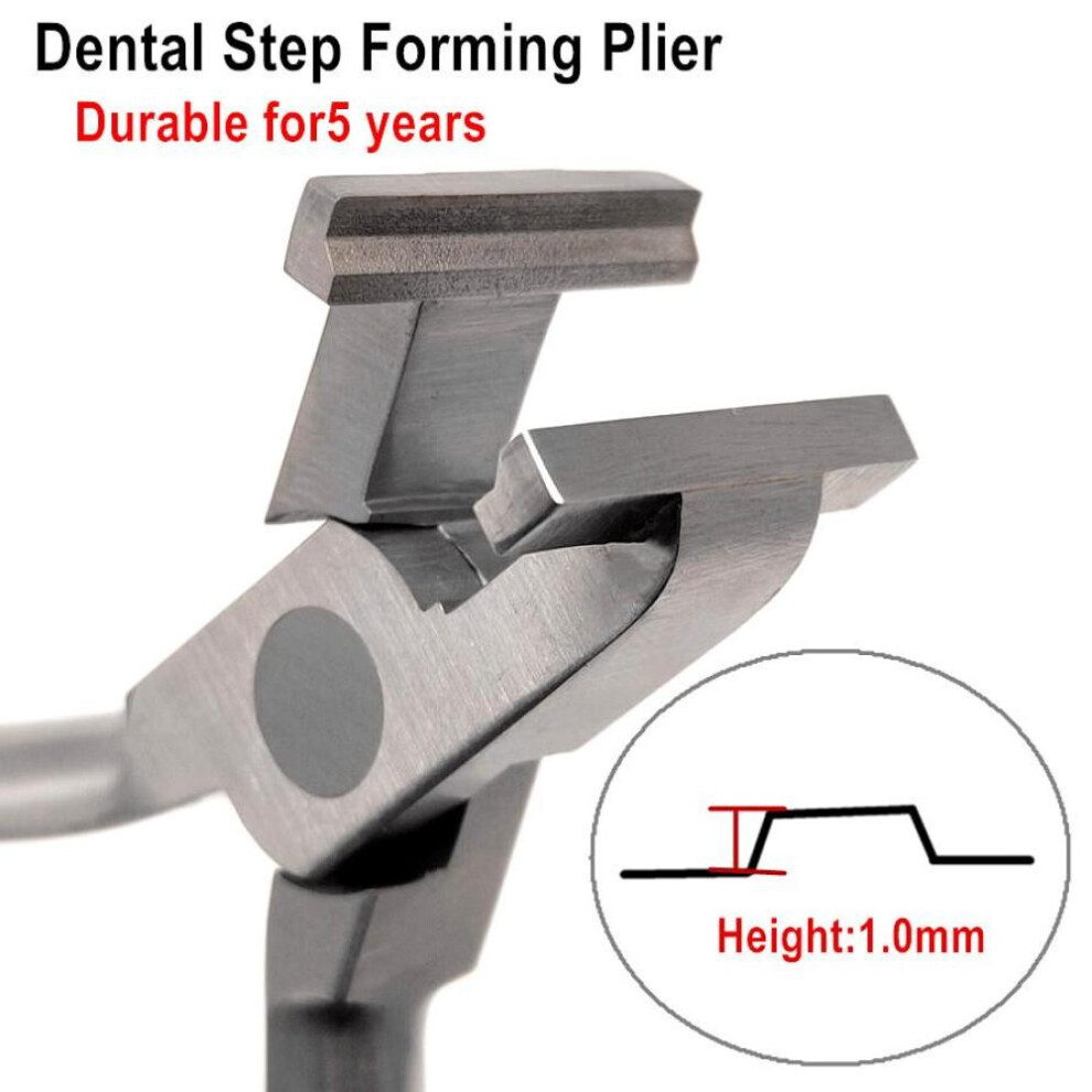 (1 piece step 1.0mm) Dental Orthodontic Wire Step Forming Plier Z-bend Plier Ortho Z Bent Pliers Wire Bending Bend Forcep Lab Instrument Dentist Tools