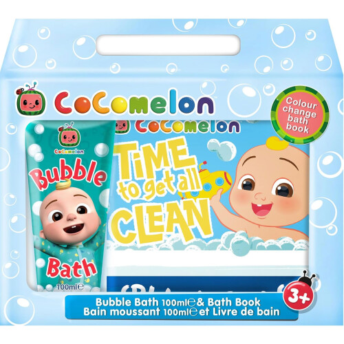 Cocomelon Bubble Bath & Bath Book - Gift Set for Kids