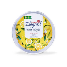 Elegant Sweet Lemon Body Butter, Hydrates & nourishes dry skin with a sweet lemon scent 225ML