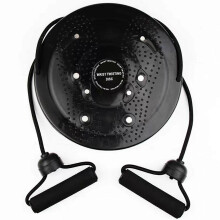 (Black) Waistwhisper - Body Shaping Waist Twisting Disc, Waist Whisper Exerciser Home,promotion