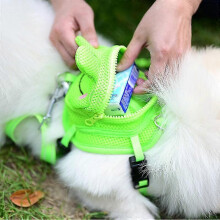 Dog Backpack Cute Frog Shape Self Carrier Harness Adjustable Puppy Bag Vest for Travel Camping Hiking