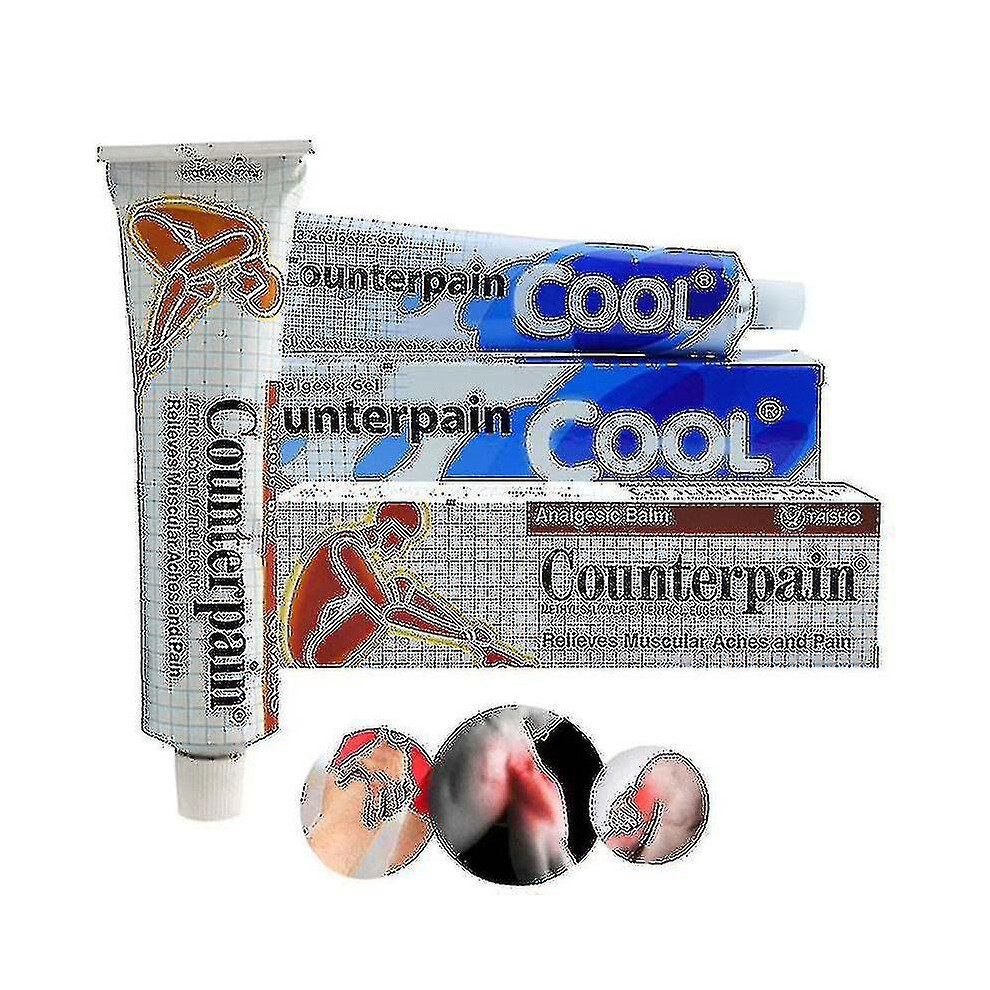 Red (Red) 120G Counterpain Hot Analgesic Balm Relief Muscle Aches And Pain Reli