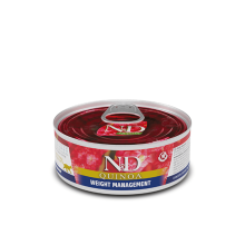 Farmina | N&D Quinoa | 80 g-os konzerv - Súlykontroll | Bárány, quinoa, brokkoli és spárga 80 g