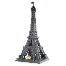 Architecture The Eiffel Tower Of Paris France World Famous Building Blocks Bricks Classic City Skyline Model Toys for Kids Gift