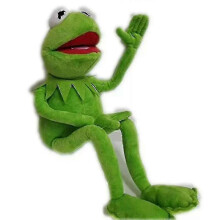 23" The Muppets Kermit Frog Plush Toys Cartoon Soft Doll Frog Anime V_y High Quality