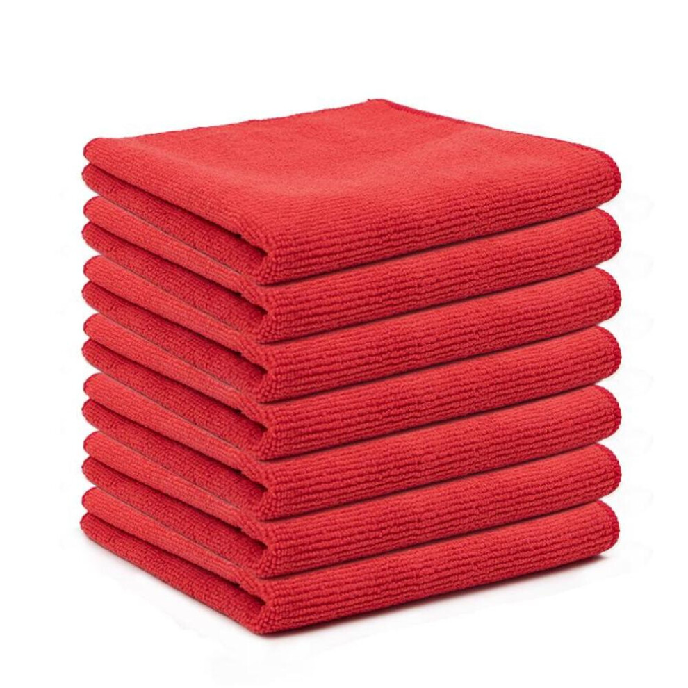 (red, 50 PCS) 1/5/10/20/50pcs Microfiber Cleaning Cloth Dishwashing Cloth Multifunctional Cleaning Towel Household Rag Kitchen Bathroom Cleaning Towel