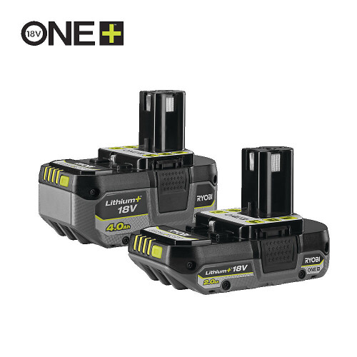 Ryobi Ryobi 18V ONE+ Lithium+ 4.0Ah & 2.0Ah Battery Dual Pack