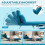 Homcom HOMCOM Single Folding 5 Position Convertible Guest Sleeper Chair Bed, Blue 3
