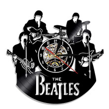 Vinyl Record Wall Clock, The Beatles Record Wall Clock, Retro Home Decoration Wall Clock